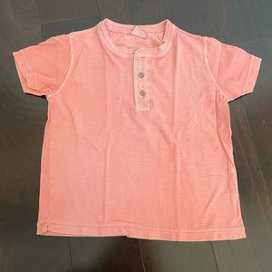 Zara button down Henley shirt in size 5